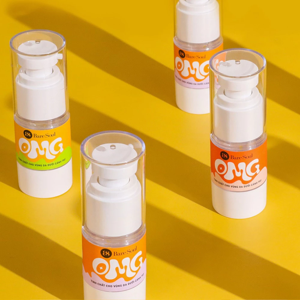 Serum nách BareSoul che khuyết điểm,mờ thâm/Ngăn mồ hôi, khử mùi & dưỡng sáng/Khử mùi, giảm sần & dưỡng sáng 20g