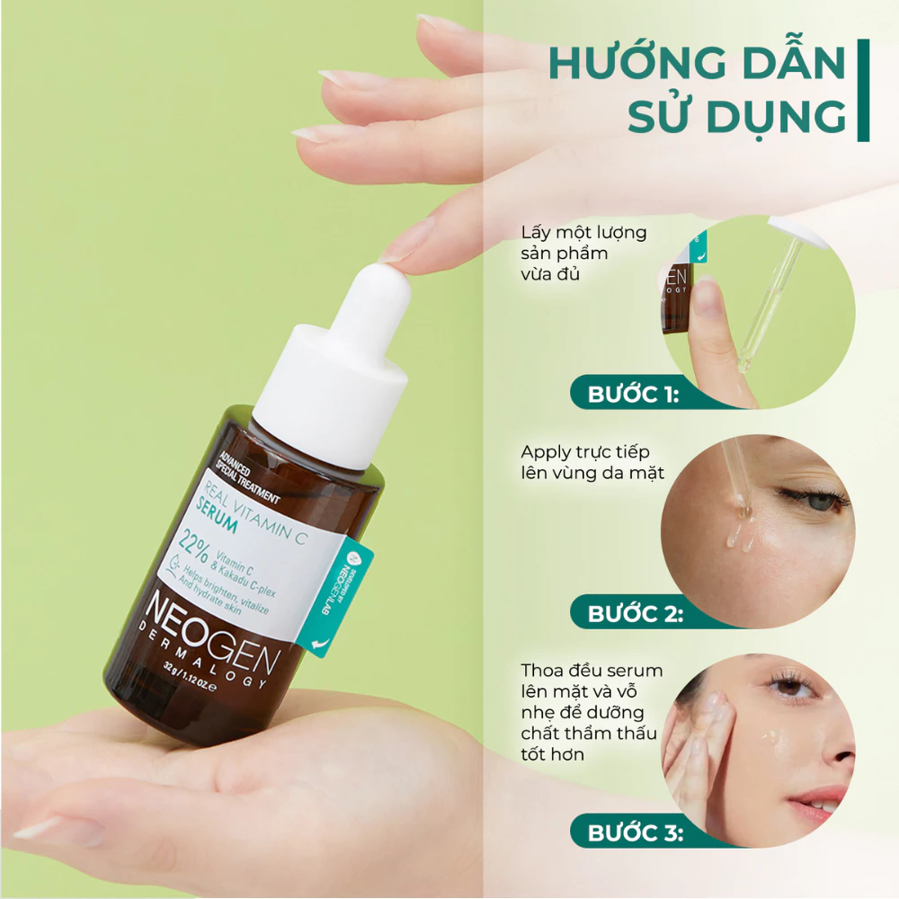 Serum Neogen Dermalogy dưỡng sáng mờ thâm 32g