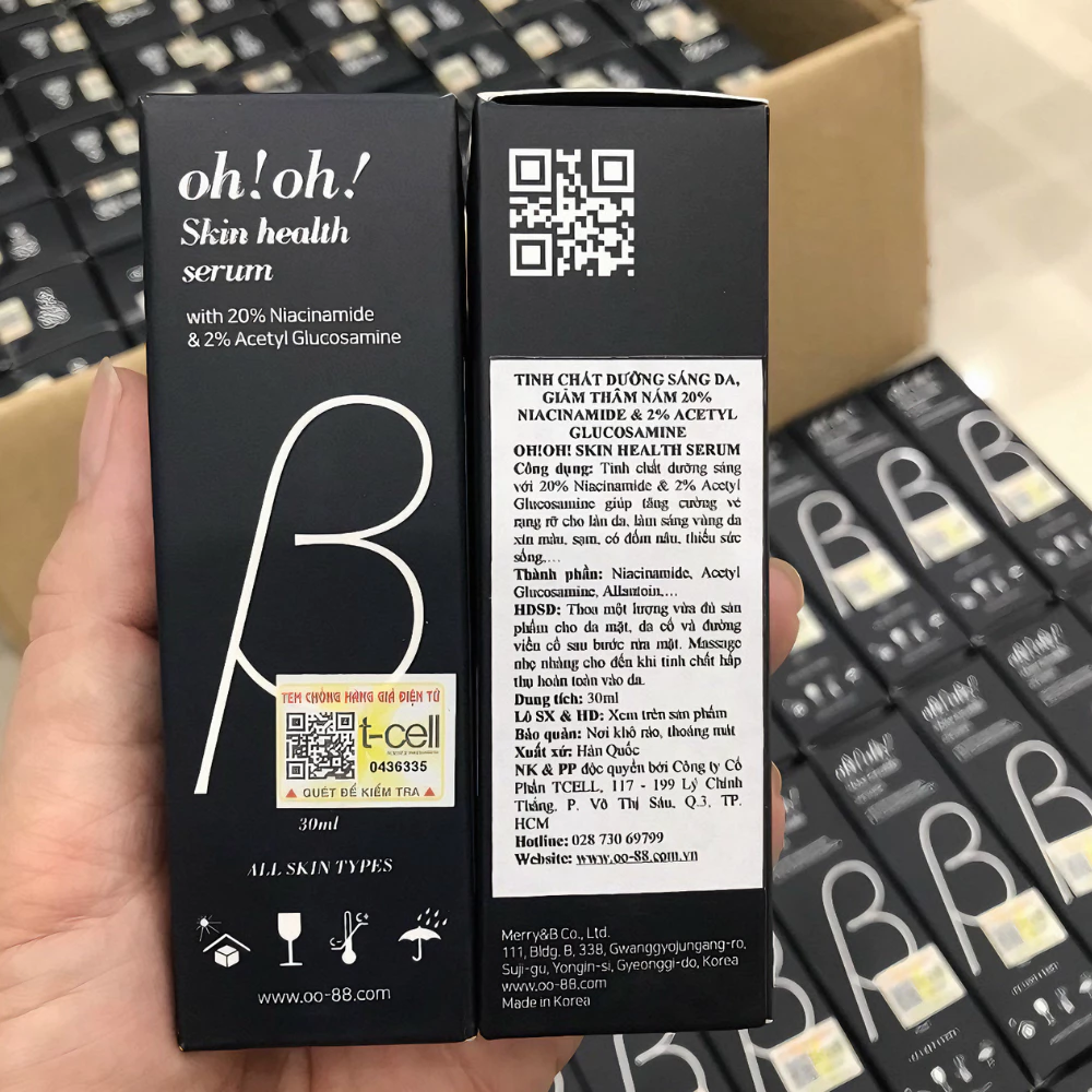 Serum oh!oh! dưỡng sáng da, giảm thâm nám 10ml