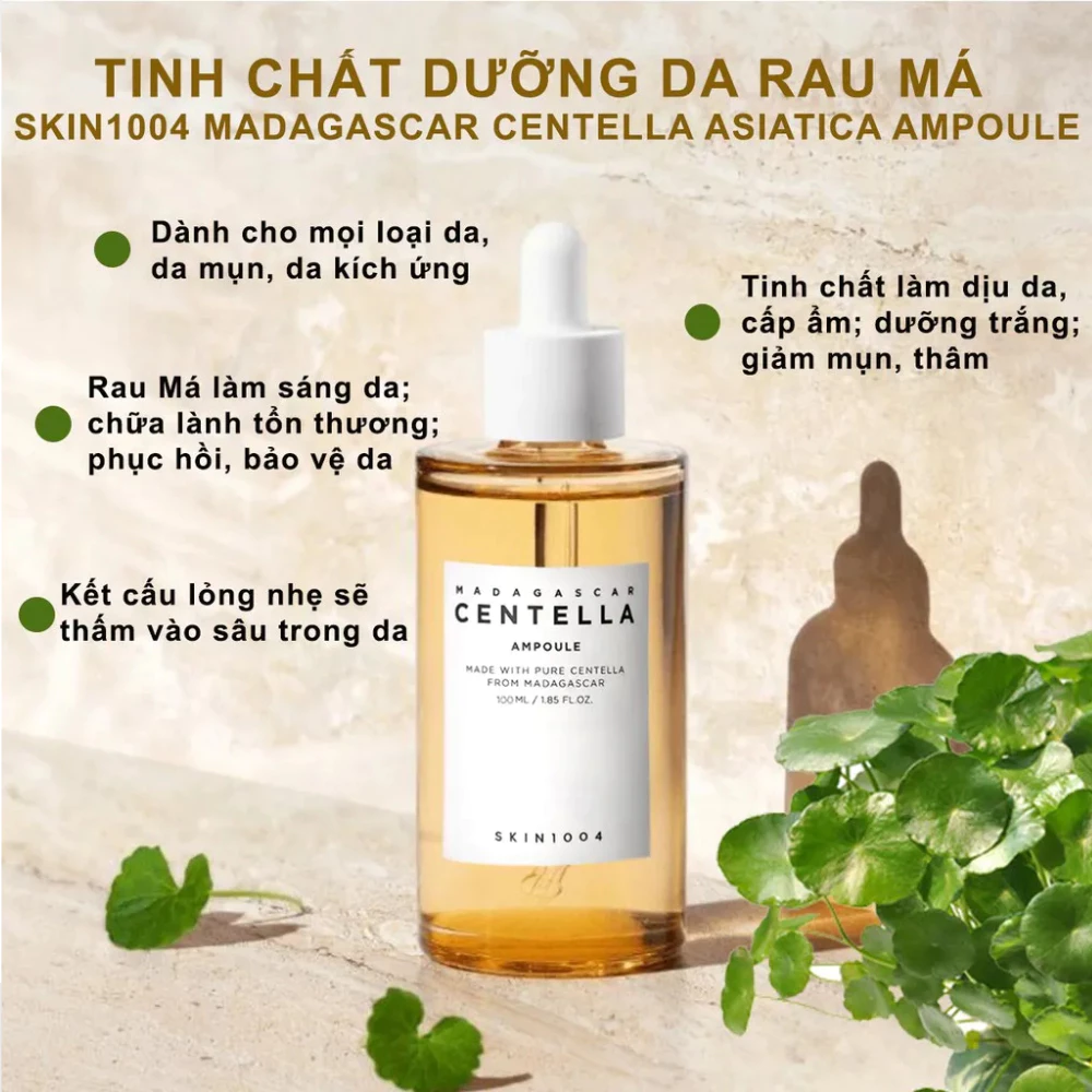 Serum Skin1004 rau má giúp giảm mụn và phục hồi da 30ml/55ml/100ml