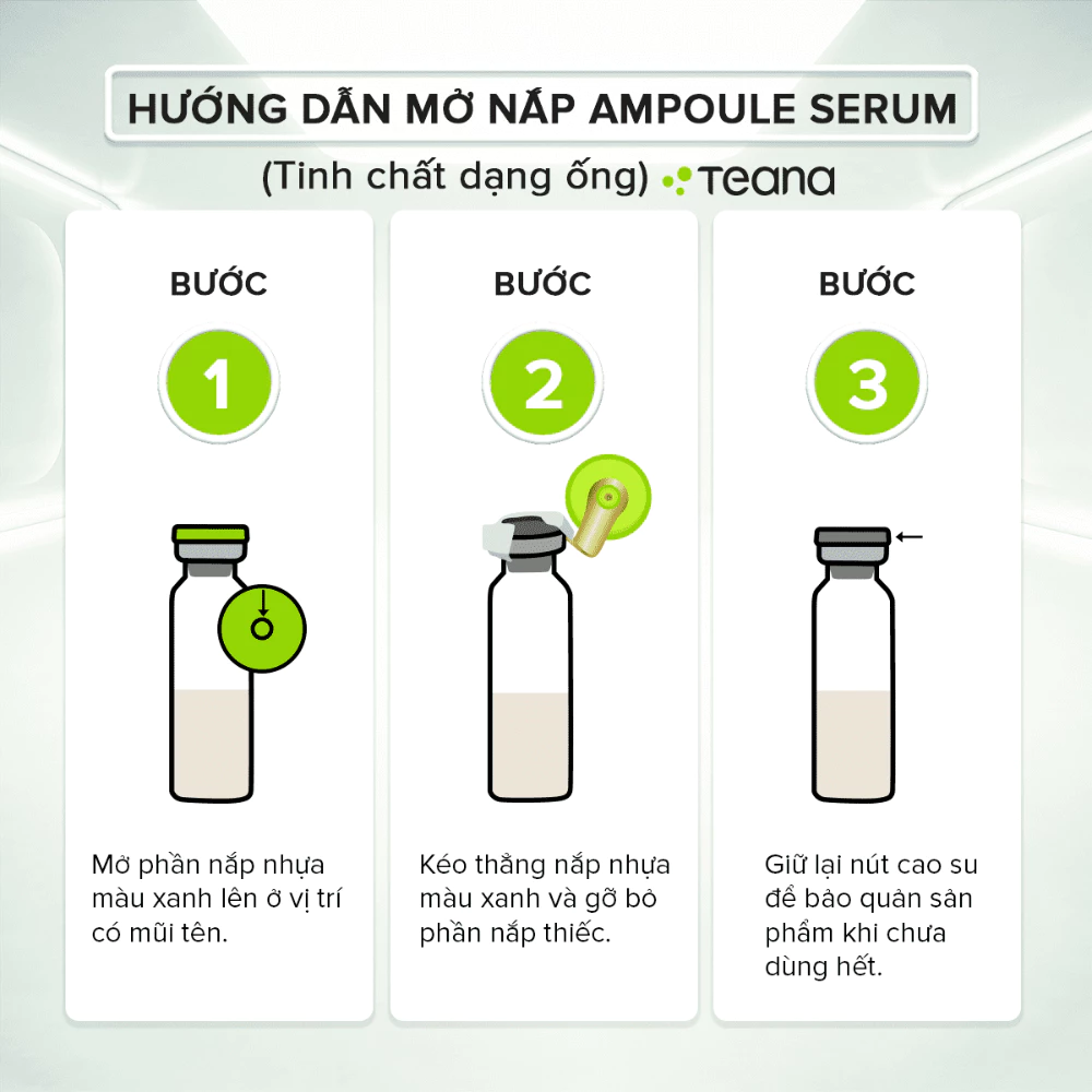 Serum Teana dưỡng sáng da mờ thâm nám 2ml x 10 Ống