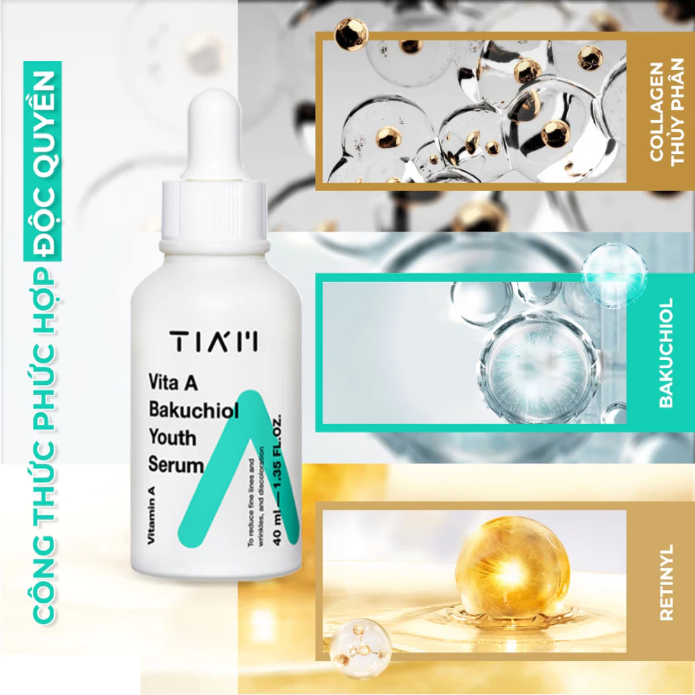 Serum Tia’m căng bóng, trẻ hóa da 40ml