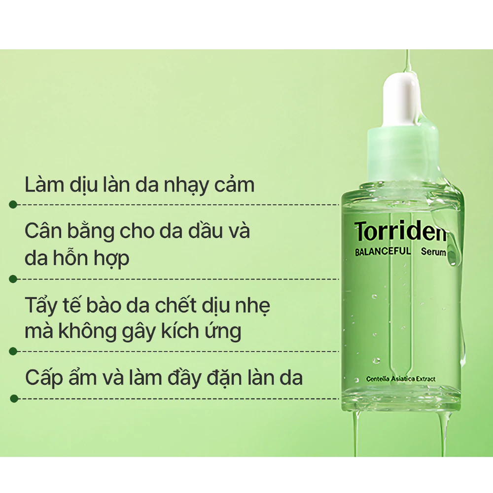 Serum Torriden làm dịu, giảm mẩn đỏ cho da mụn 50ml