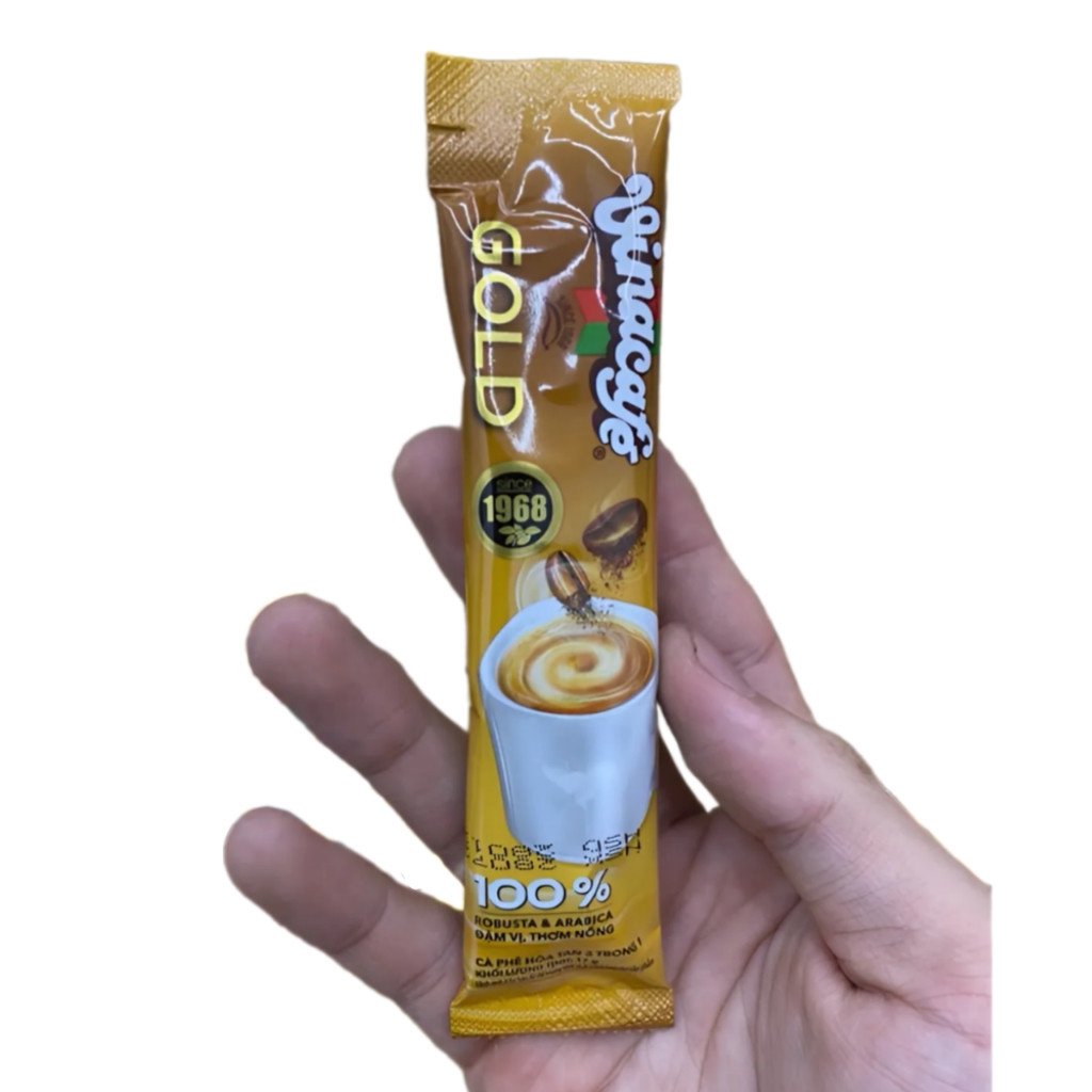(Combo 1/2/5 hộp) Cà phê hòa tan Vinacafe Gold original (miền Bắc) hộp 306g/(miền Nam) hộp 360g