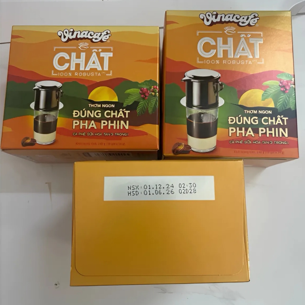 (1 hộp/combo 2/5 hộp) Cà phê hòa tan chất Vinacafe hộp 240g