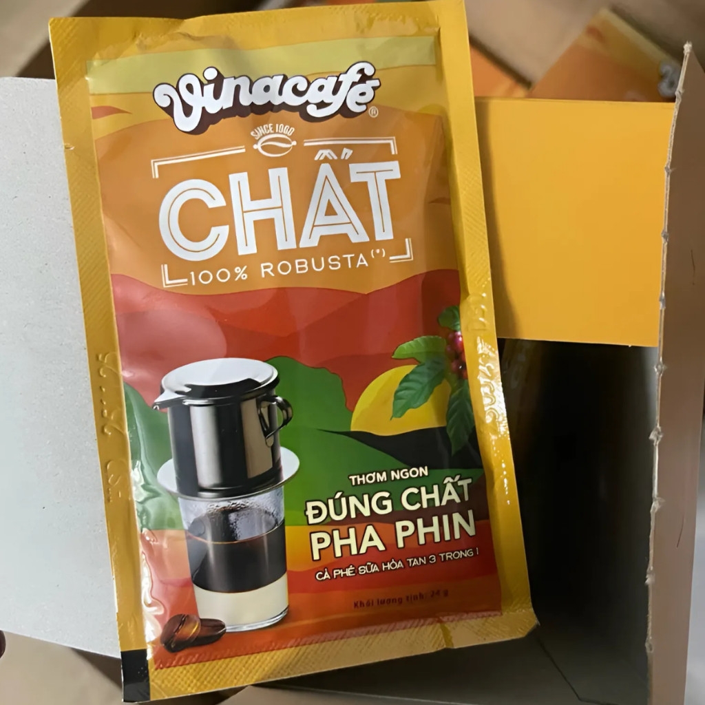 (1 hộp/combo 2/5 hộp) Cà phê hòa tan chất Vinacafe hộp 240g