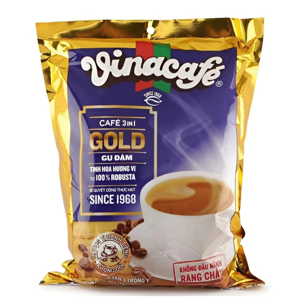 (1 gói/combo 2/5 gói) Cà phê hòa tan 3in1 Vinacafe Gold gu đậm 480g (20 gói x 24g)