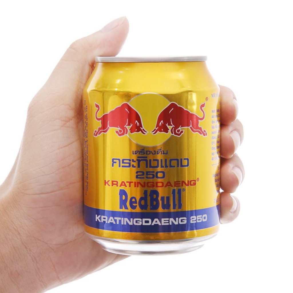 Lốc 6 lon nước tăng lực Redbull Thái 250ml