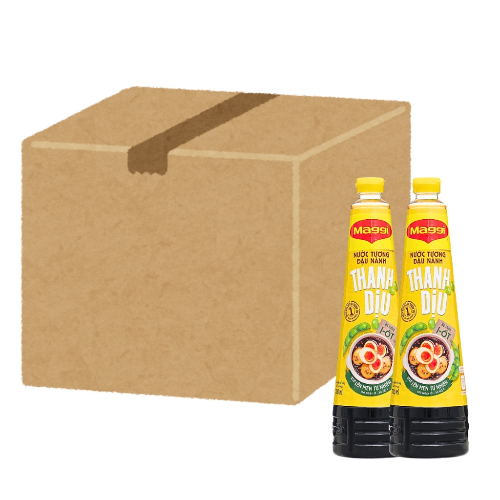 Thùng 12/24 chai nước tương Maggi chai 300ml/700ml