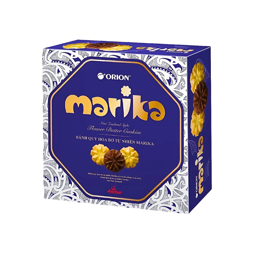 Bánh quy hoa bơ tự nhiên Marika 180g (20 bánh)