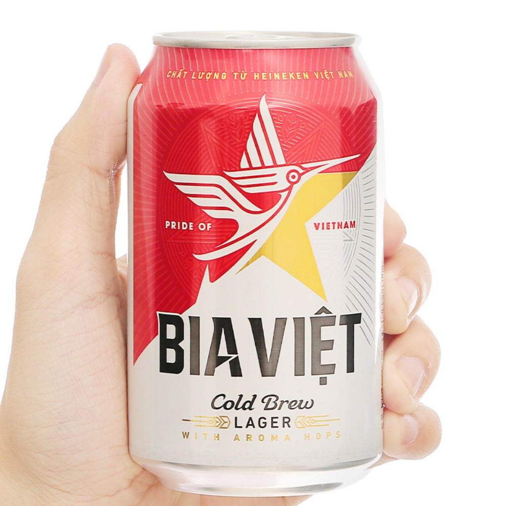 Thùng 24 lon bia Việt lon 330ml