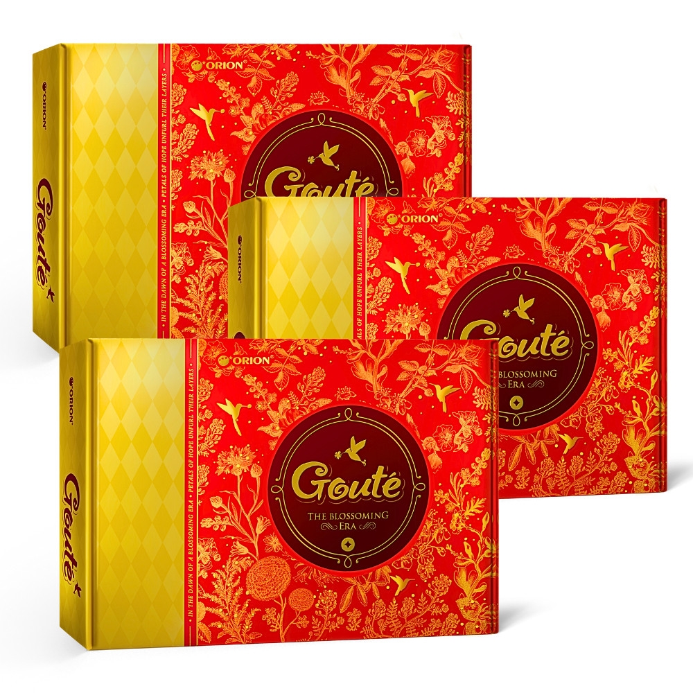 Bánh Goute Hamper mè giòn 594g (15 gói/hộp)