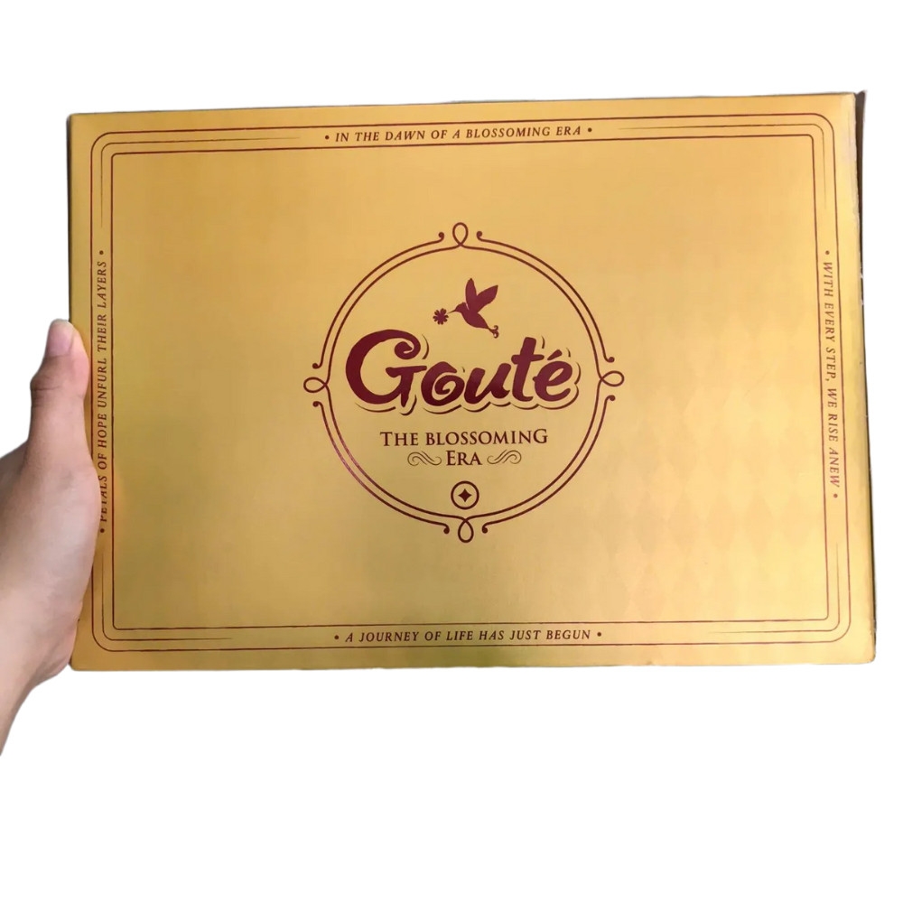 Bánh quy mè giòn Goute hộp thiếc 475.2g (12 gói)