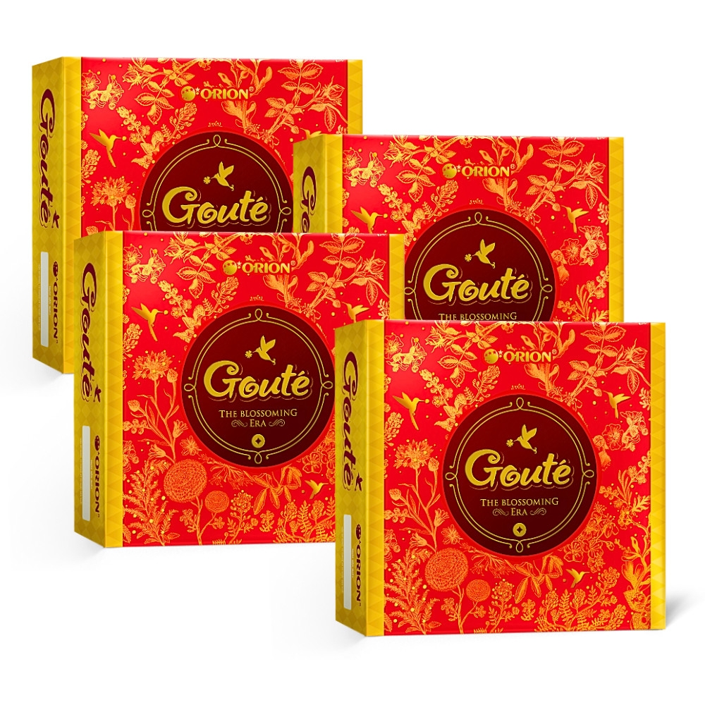 Bánh Goute Hamper mè giòn tan 158.4g (4 gói/hộp)