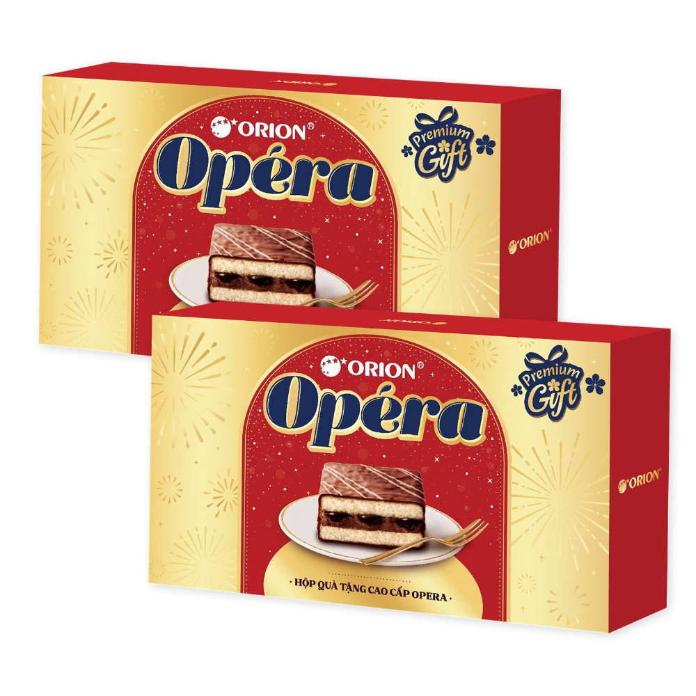 Hộp quà tặng Tết Opera Orion 16 bánh 488g