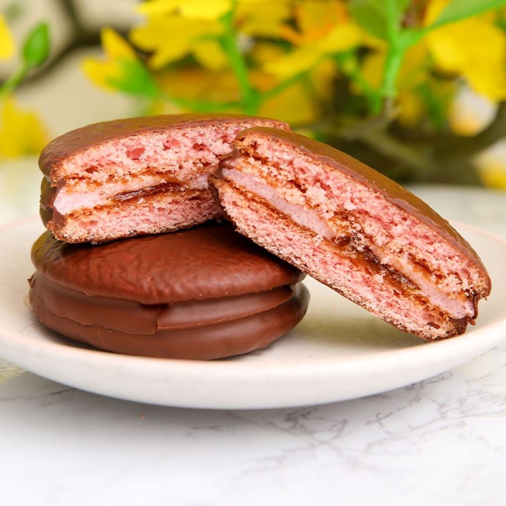 Bánh ChocoPie Sakura vị đào 12 gói 360g