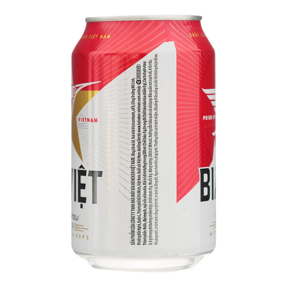 Thùng 24 lon bia Việt lon 330ml