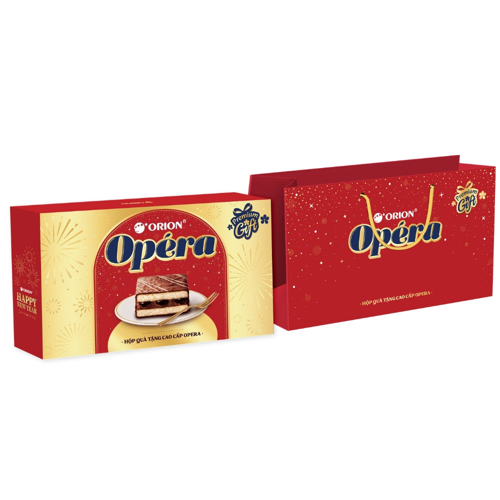 Hộp quà tặng Tết Opera Orion 16 bánh 488g
