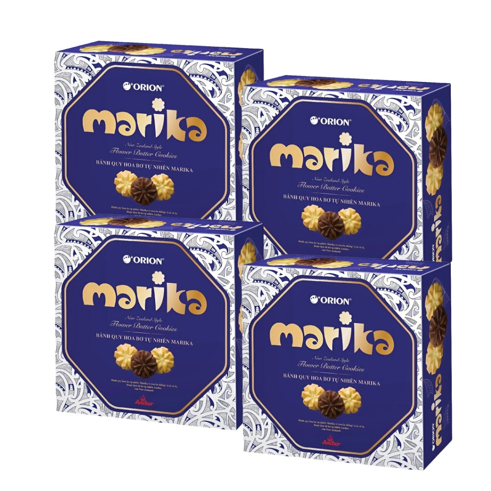 Bánh quy hoa bơ tự nhiên Marika 180g (20 bánh)
