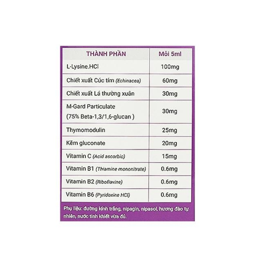 Siro Avisure Muno tăng cường sức đề kháng 100 ml cho bé từ 0 tháng tuổi