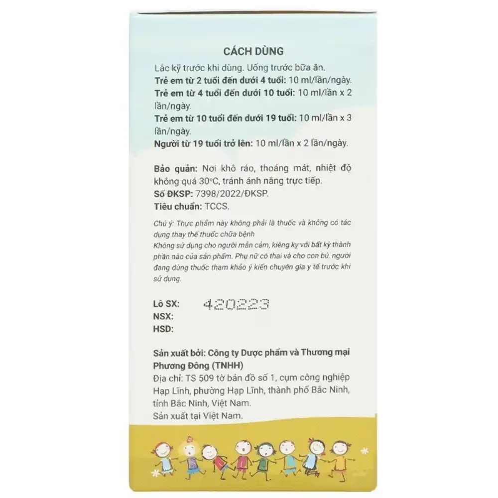 Siro Avisure ZinC hỗ trợ ăn ngon, tăng đề kháng 20 ống cho bé từ 2 tuổi