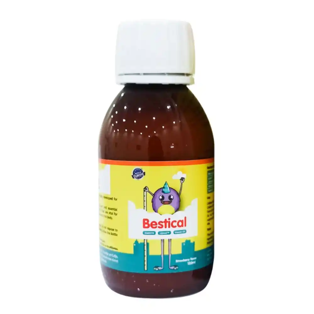 Siro Bestical hỗ trợ xương và răng chắc khỏe 120ml (dành cho bé từ 4 tháng)