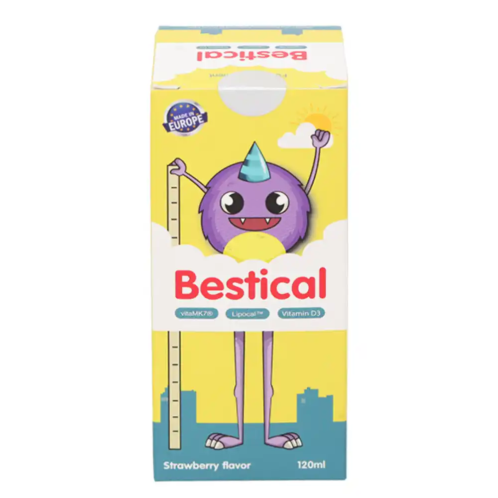 Siro Bestical hỗ trợ xương và răng chắc khỏe 120ml (dành cho bé từ 4 tháng)