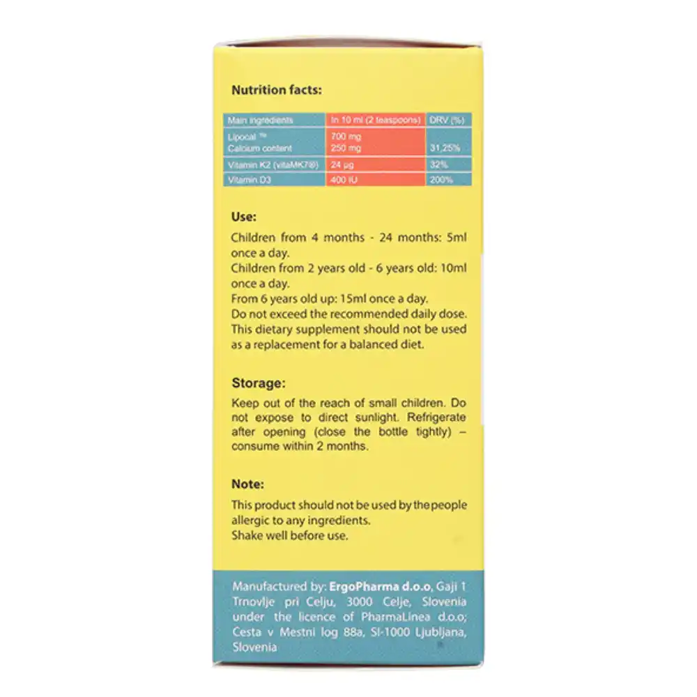 Siro Bestical hỗ trợ xương và răng chắc khỏe 120ml (dành cho bé từ 4 tháng)