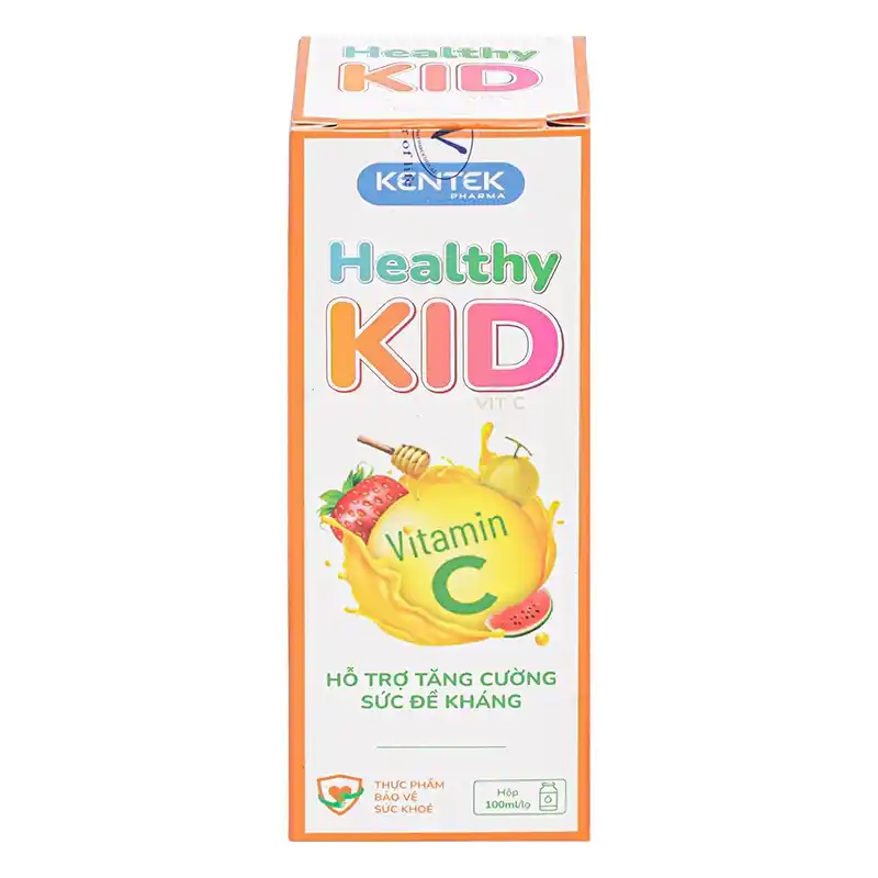 Siro Kentek Healthy Kid Vitamin C hỗ trợ tăng cường sức đề kháng 100 ml (từ 1 tuổi)