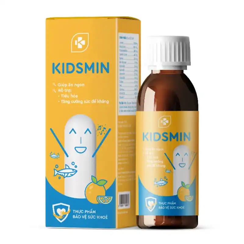 Siro Kentek Kidsmin giúp ăn ngon, hỗ trợ tiêu hóa 100 ml (từ 6 tháng)