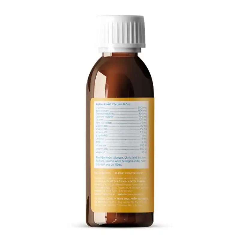 Siro Kentek Kidsmin giúp ăn ngon, hỗ trợ tiêu hóa 100 ml (từ 6 tháng)