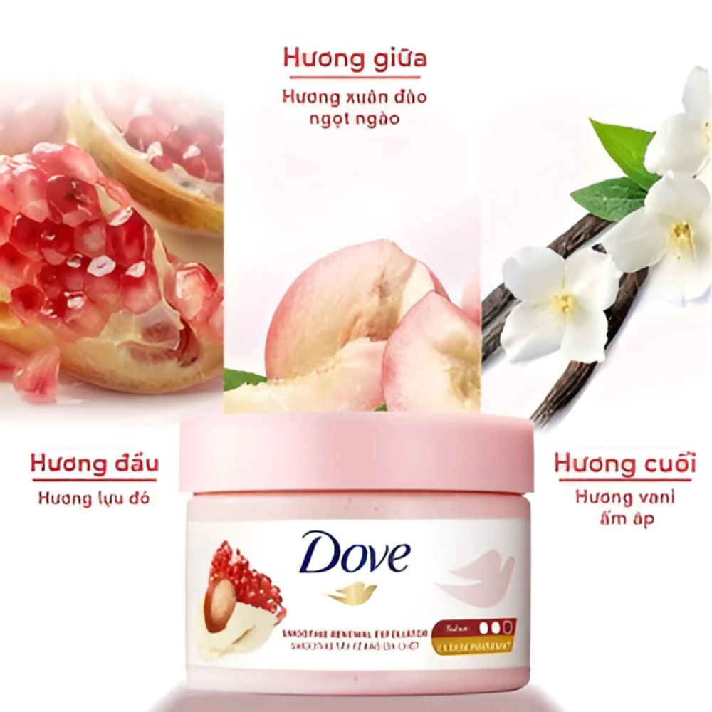 Smoothie tẩy da chết dove 298g