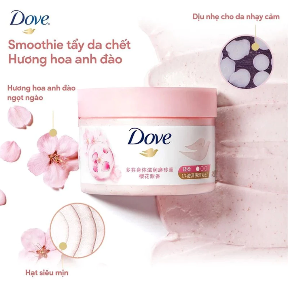 Smoothie tẩy da chết dove 298g