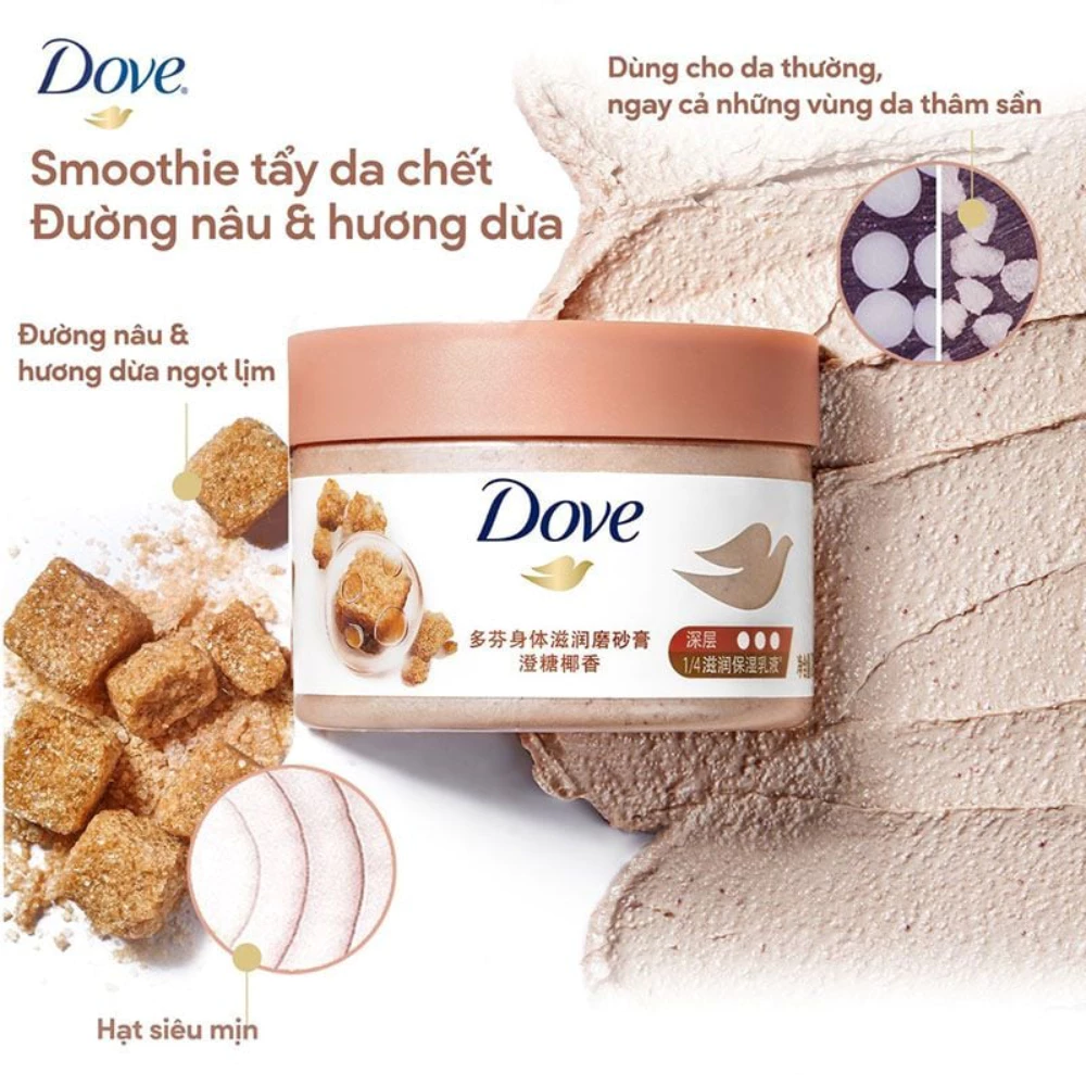 Smoothie tẩy da chết dove 298g