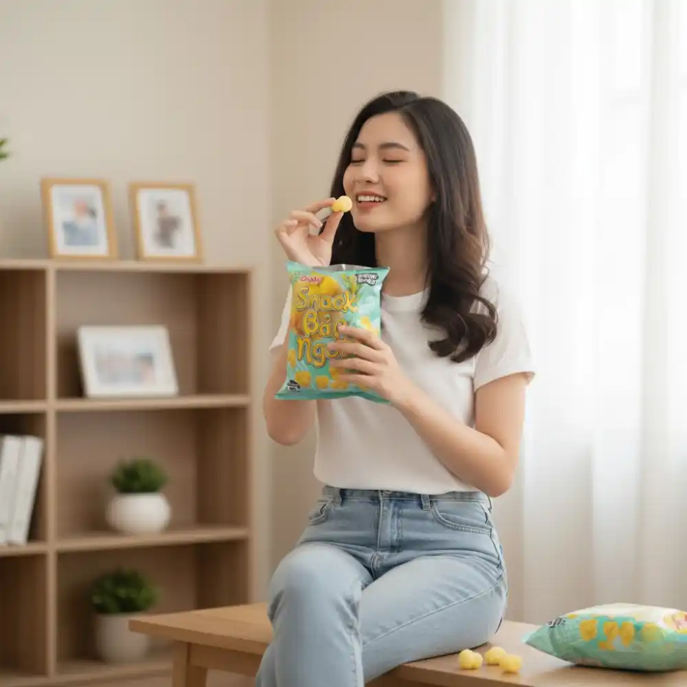 Snack bắp ngọt Oishi gói 110g