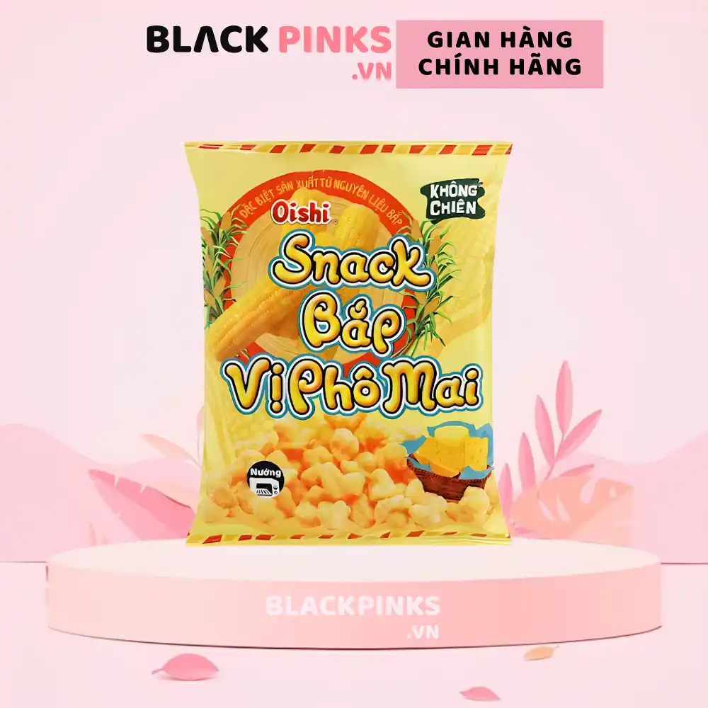 Snack bắp ngọt Oishi vị phô mai gói 68g