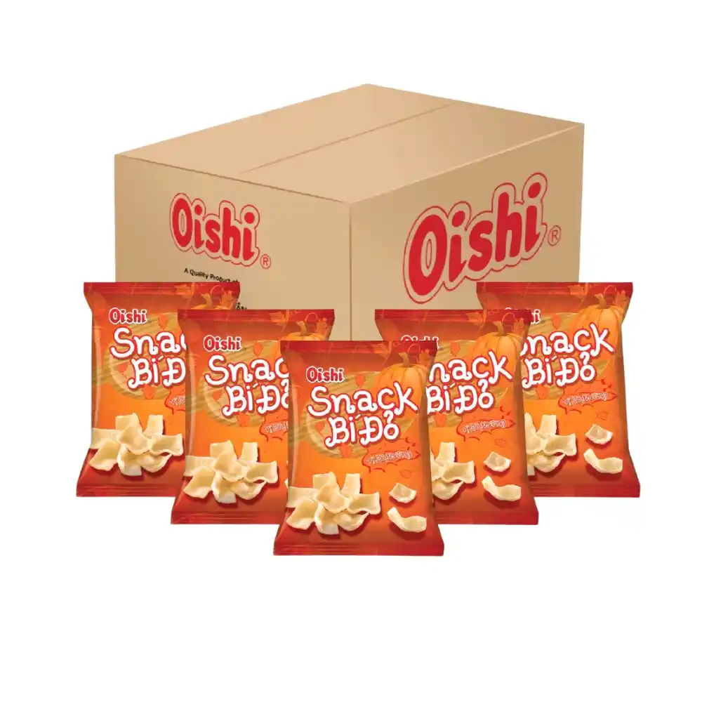 Snack bí đỏ Oishi vị bò nướng gói 68g