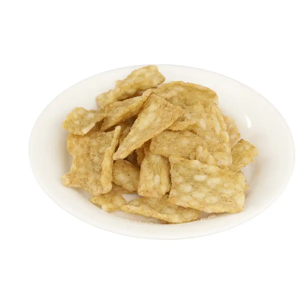 Snack chay Oishi vị da heo quay gói 34g