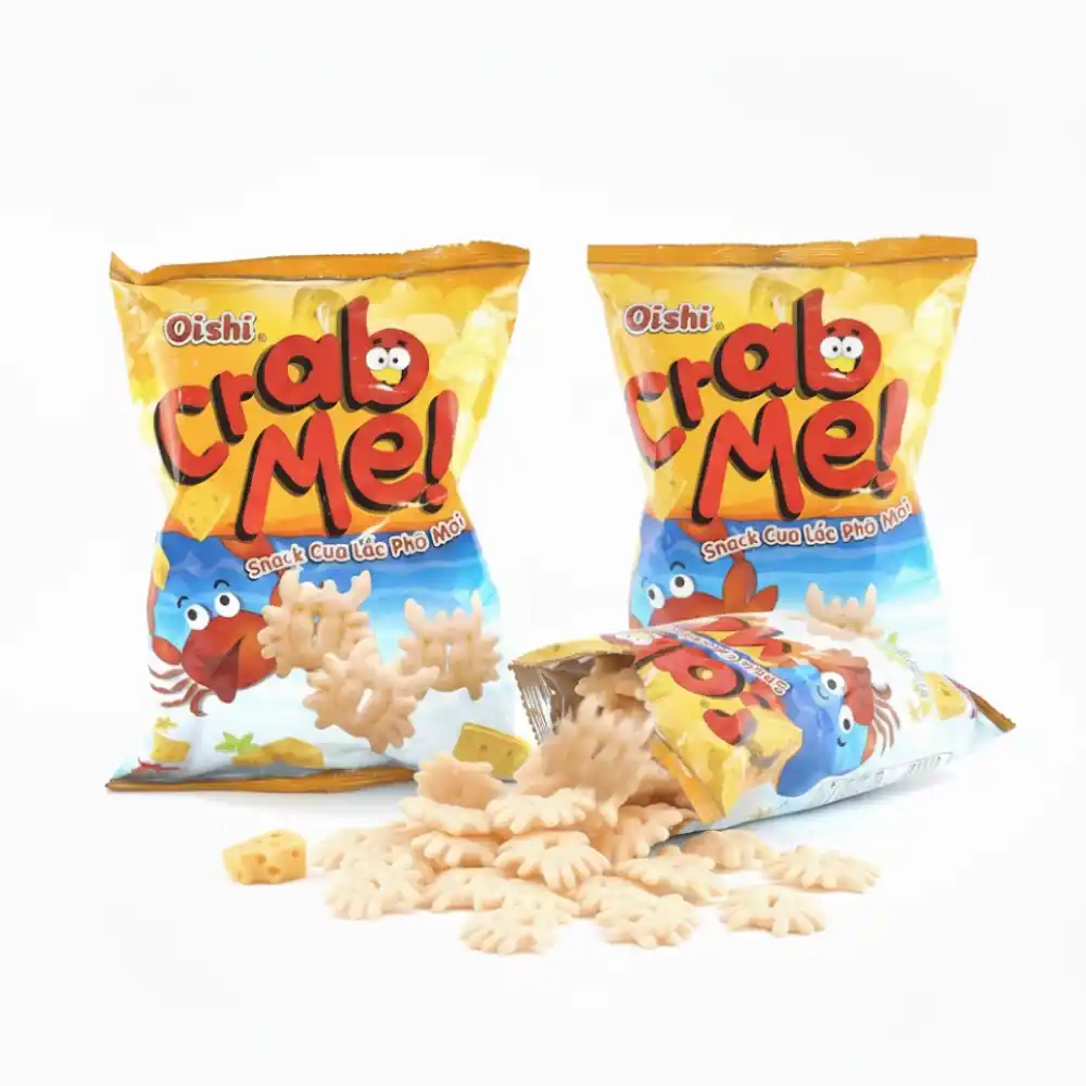 Snack cua lắc phô mai Oishi gói 34g