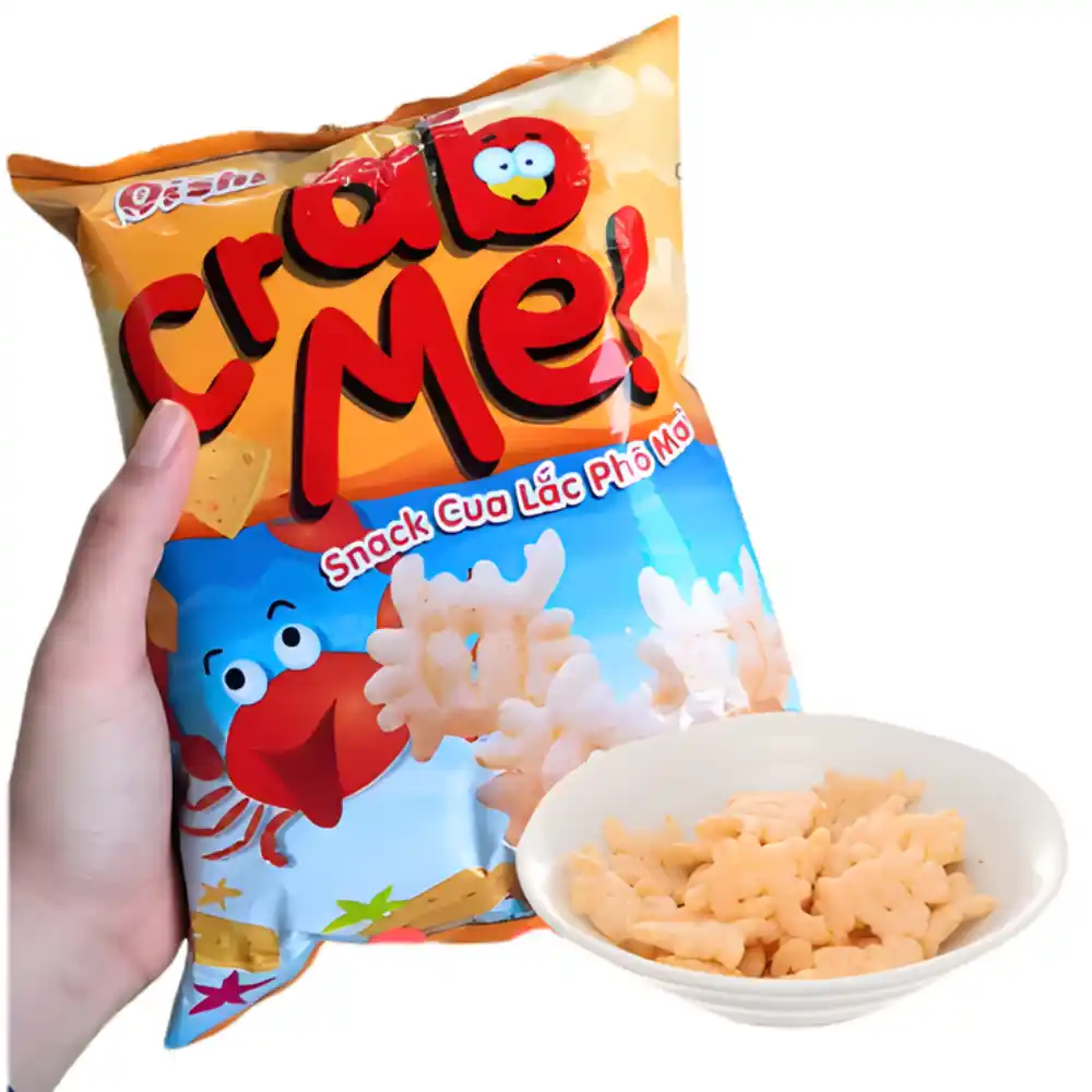 Snack cua lắc phô mai Oishi gói 34g
