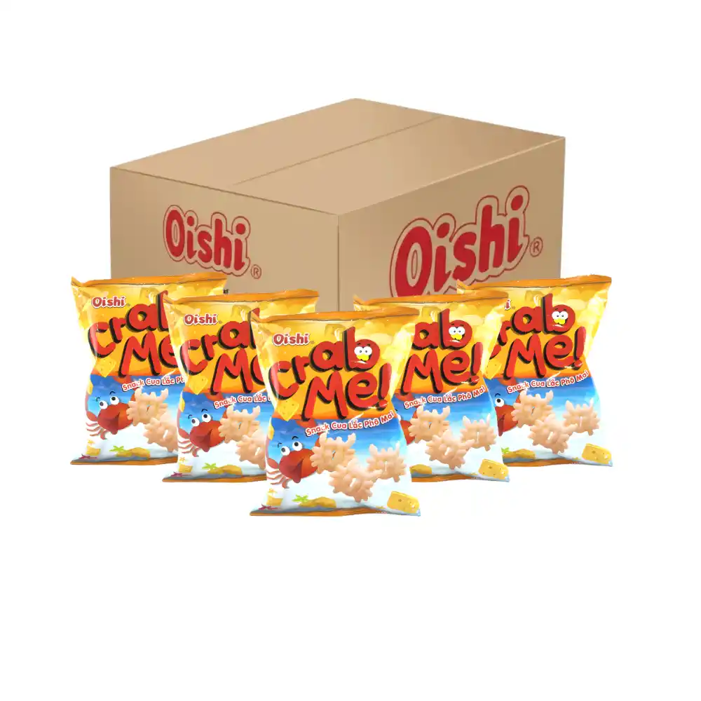 Snack cua lắc phô mai Oishi gói 34g