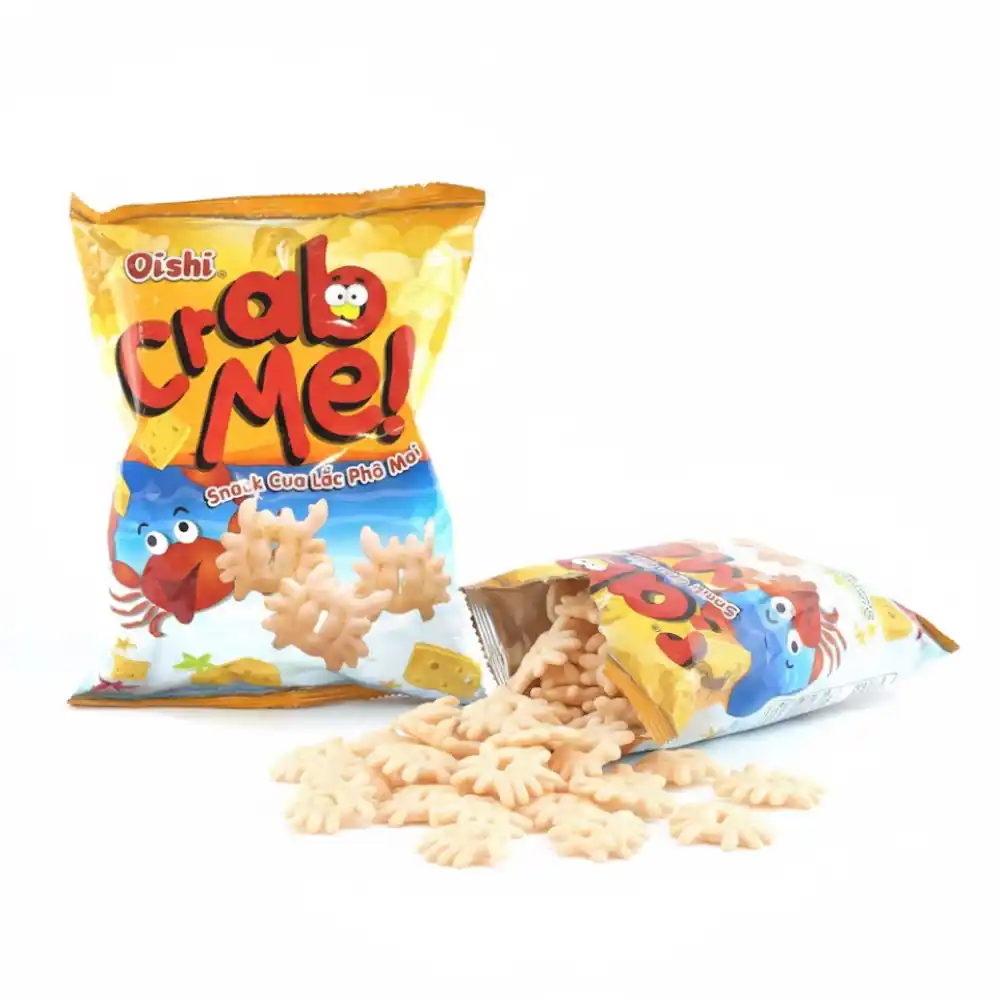 Snack cua lắc phô mai Oishi gói 34g