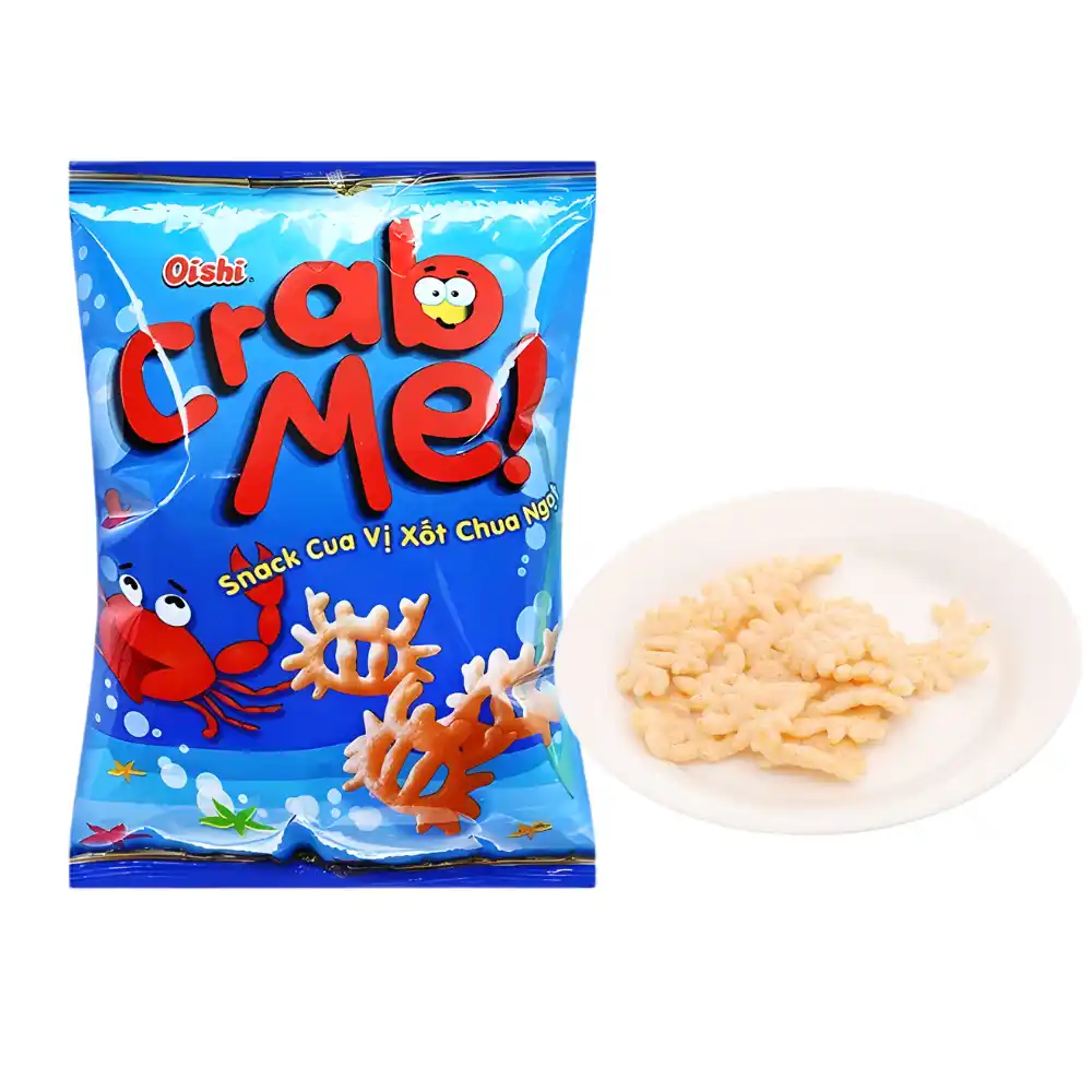 Snack cua sốt chua ngọt Oishi gói 34g