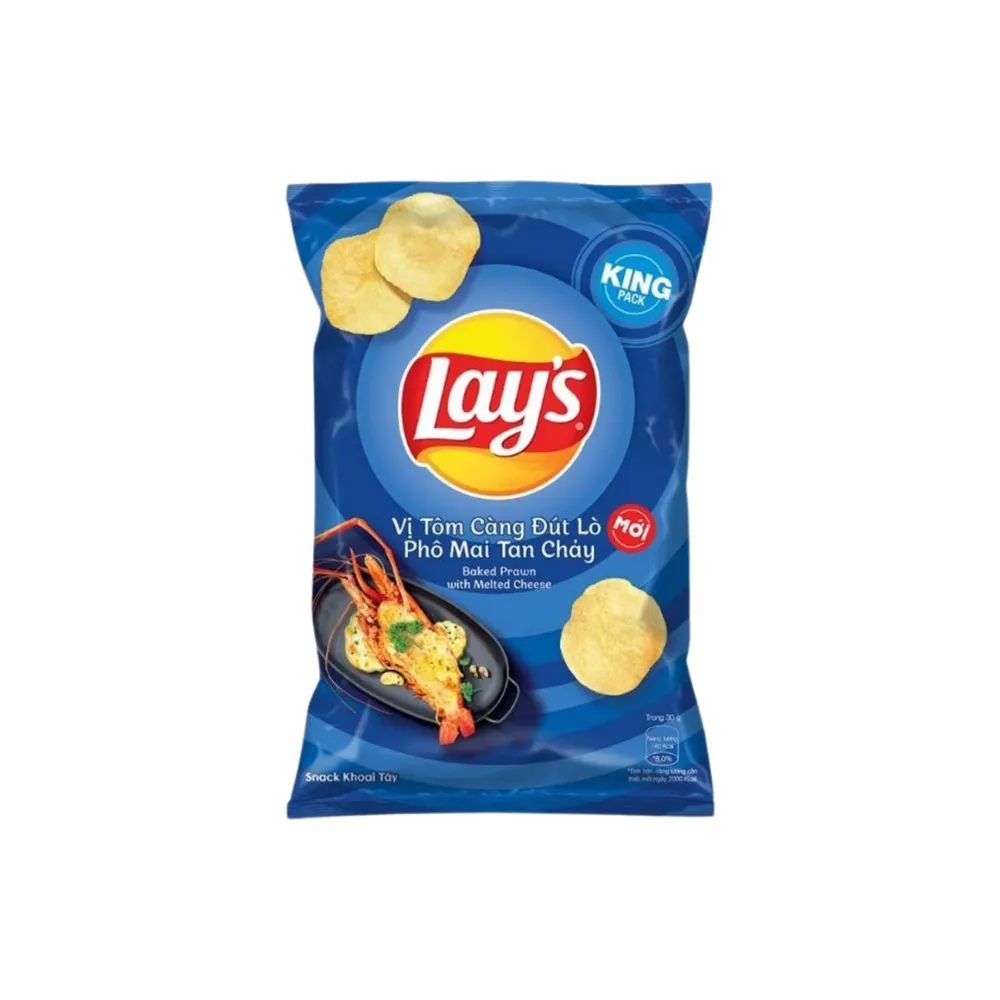 Snack khoai tây Lay's tôm càng phô mai gói 32g