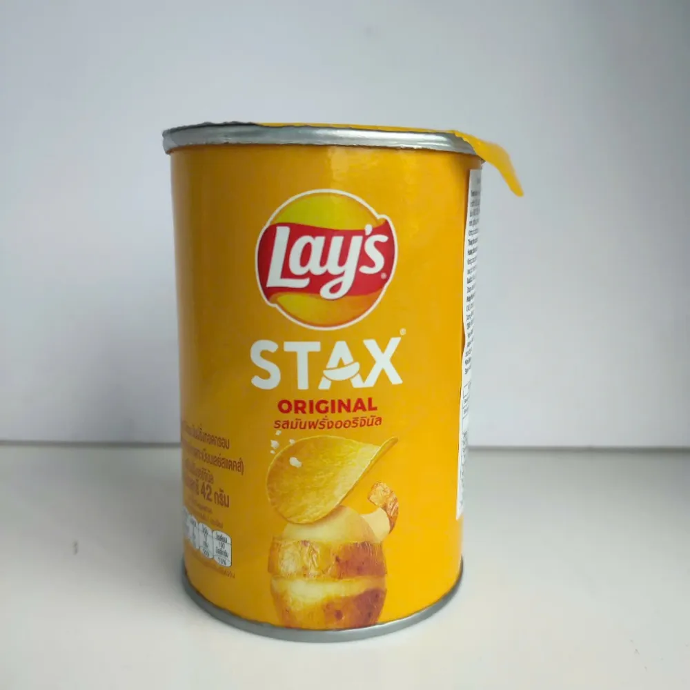Snack khoai tây Lay's Stax vị tự nhiên hộp 65g
