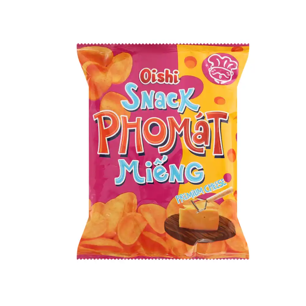 Snack phomat miếng Oishi gói 34g