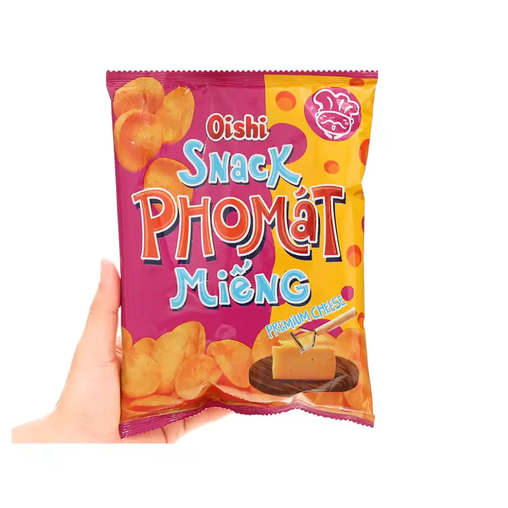 Snack phomat miếng Oishi gói 34g