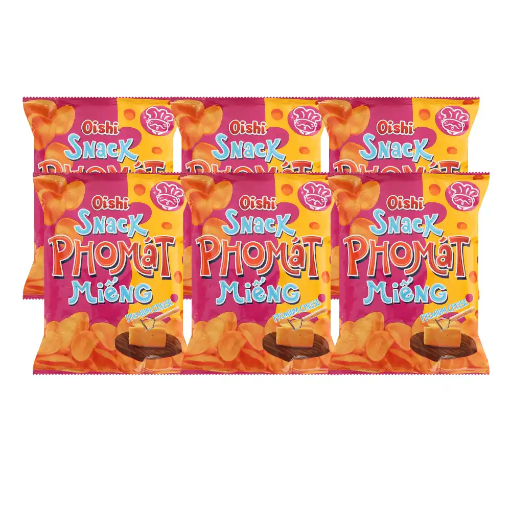 Snack phomat miếng Oishi gói 68g