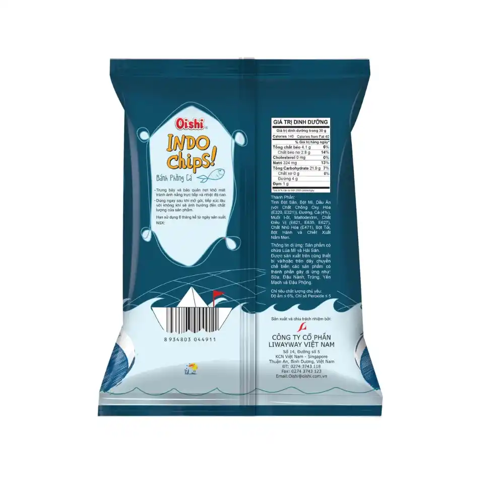 Snack phồng cá Oishi gói 68g