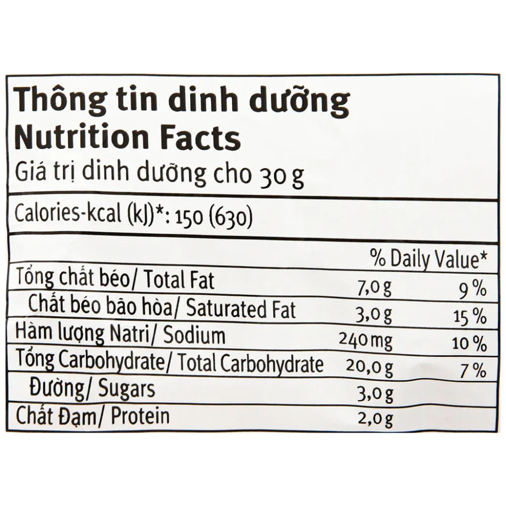 Snack Poca vị bò lúc lắc gói 30g